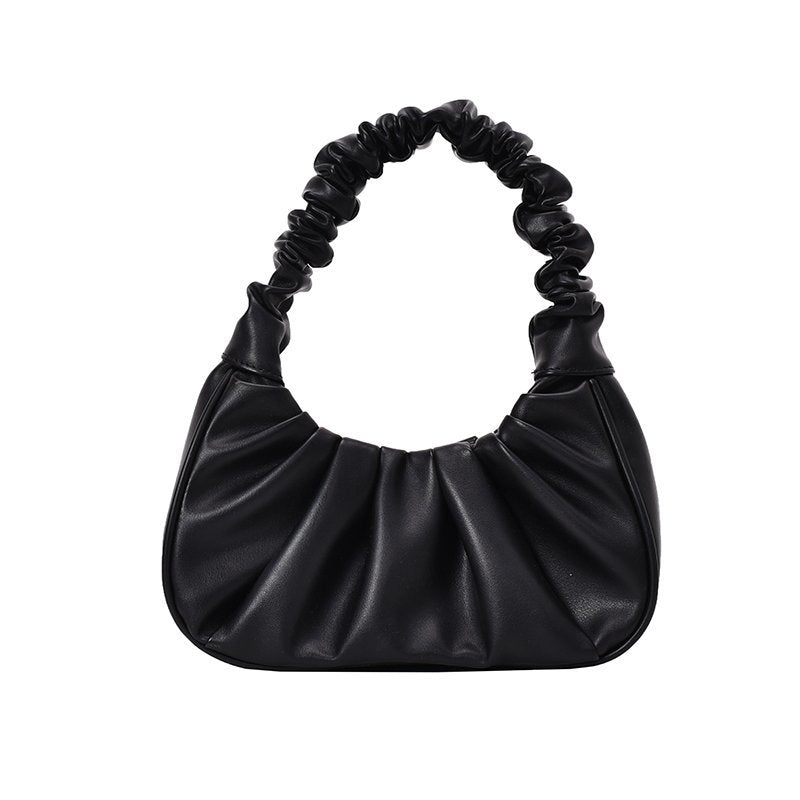 Sac à main d’épaule pour femme eprolo, sac cabas plissé en couleurs candy, petite besace pratique et élégante pour l’épaule.