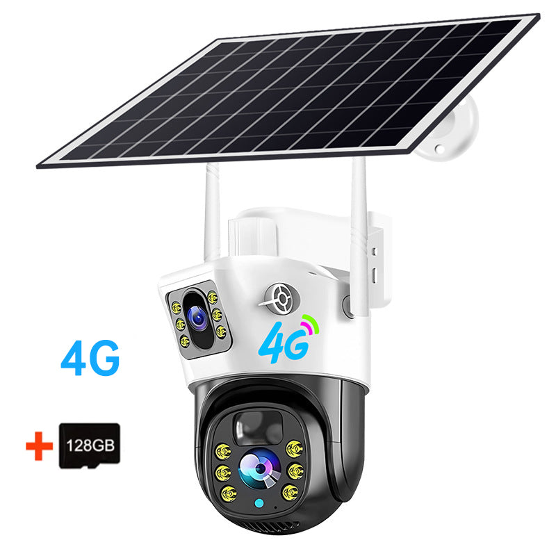 4G Solar Security Camera 4MP Dual Lens - HCDSHOP 