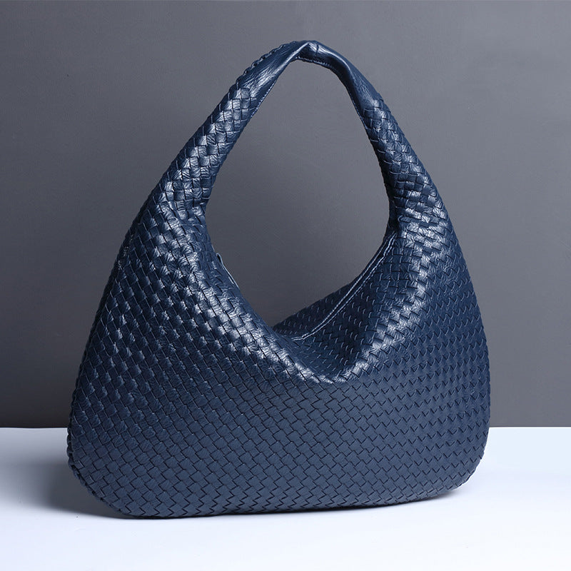 Crescent Shaped Women’s Handwoven Dumpling Bag - HCDSHOP 