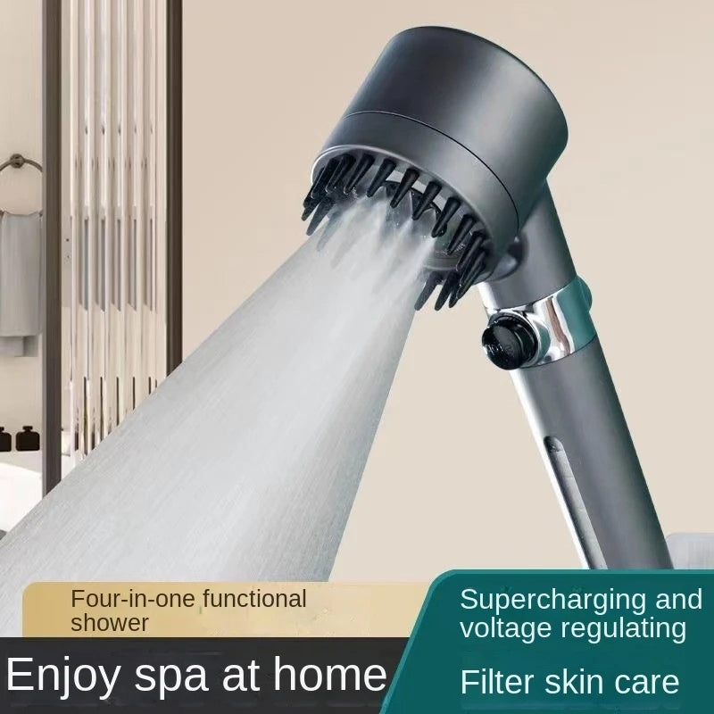 Three-Speed Filter Spray Handheld Shower Head - HCDSHOP 