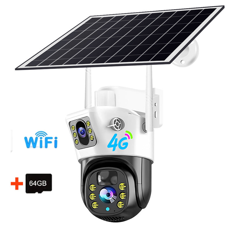 4G Solar Security Camera 4MP Dual Lens - HCDSHOP 