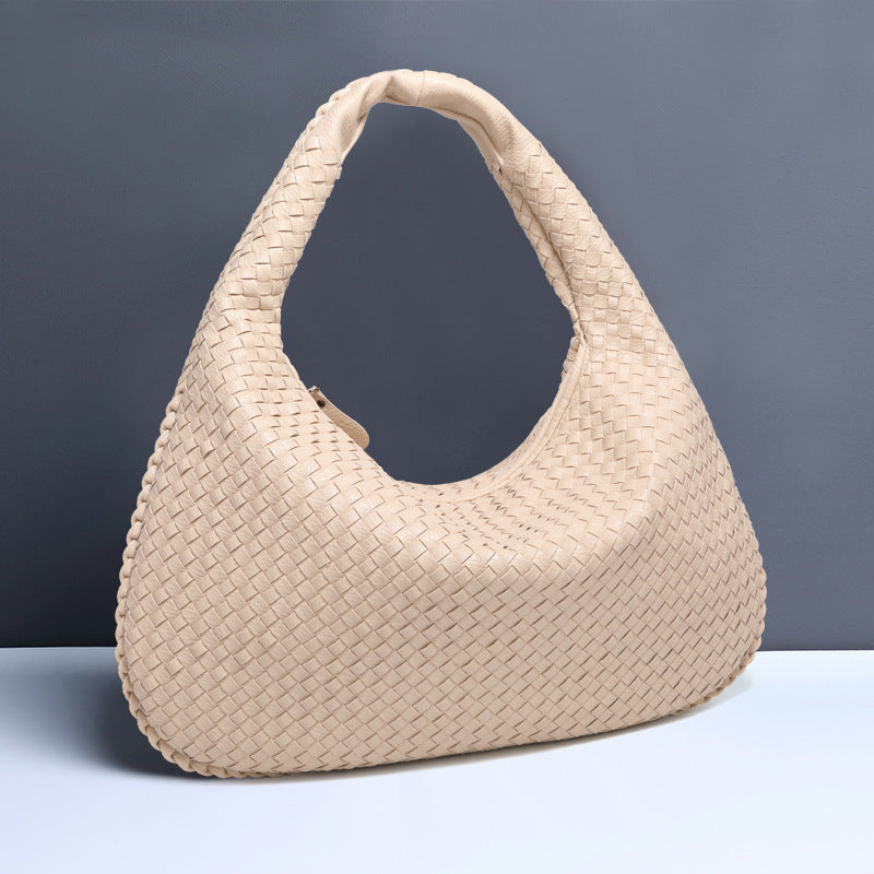 Crescent Shaped Women’s Handwoven Dumpling Bag - HCDSHOP 