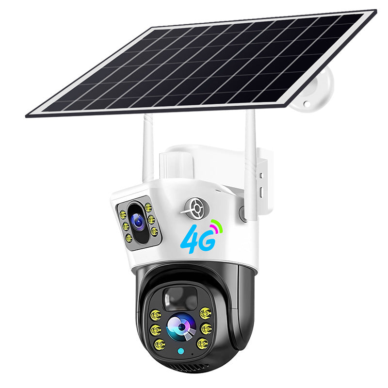 4G Solar Security Camera 4MP Dual Lens - HCDSHOP 