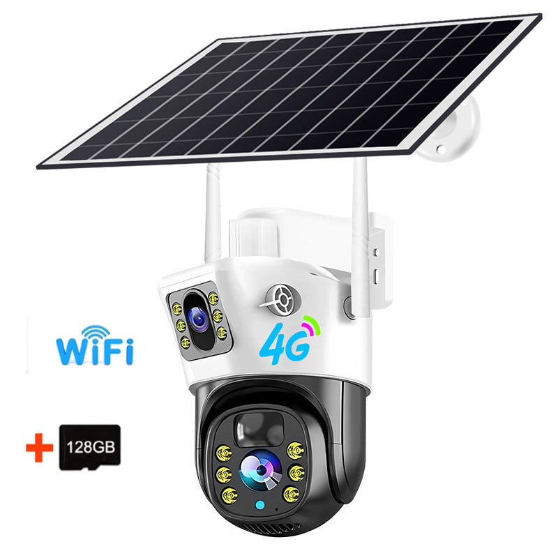 4G Solar Security Camera 4MP Dual Lens - HCDSHOP 