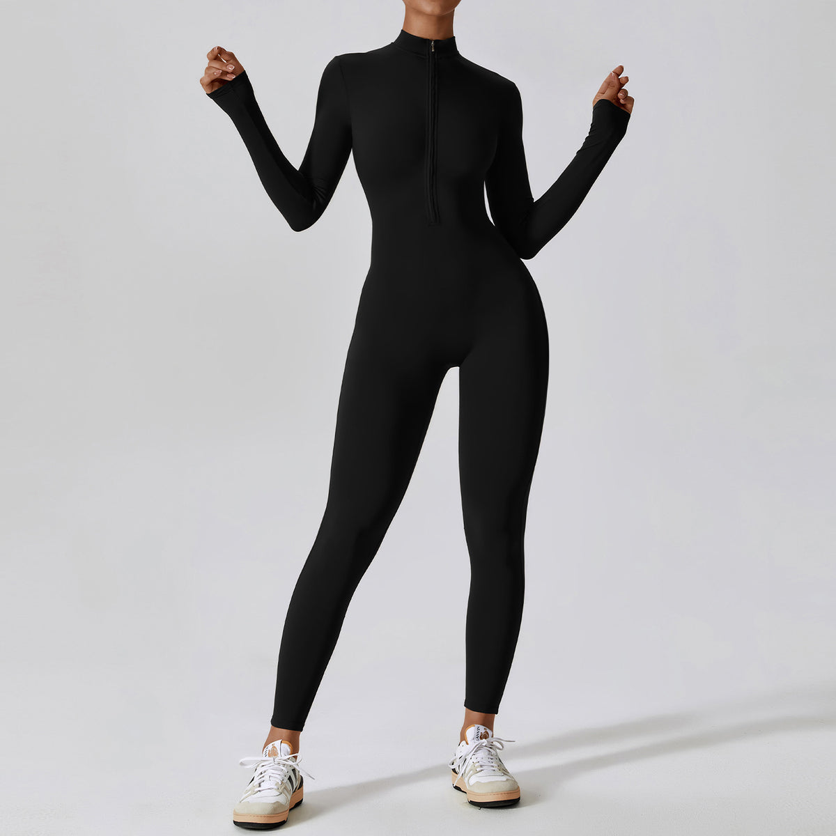 Combinaison de yoga nude à manches longues eprolo, body ajusté pour fitness intensif, vêtement de sport extensible et confortable