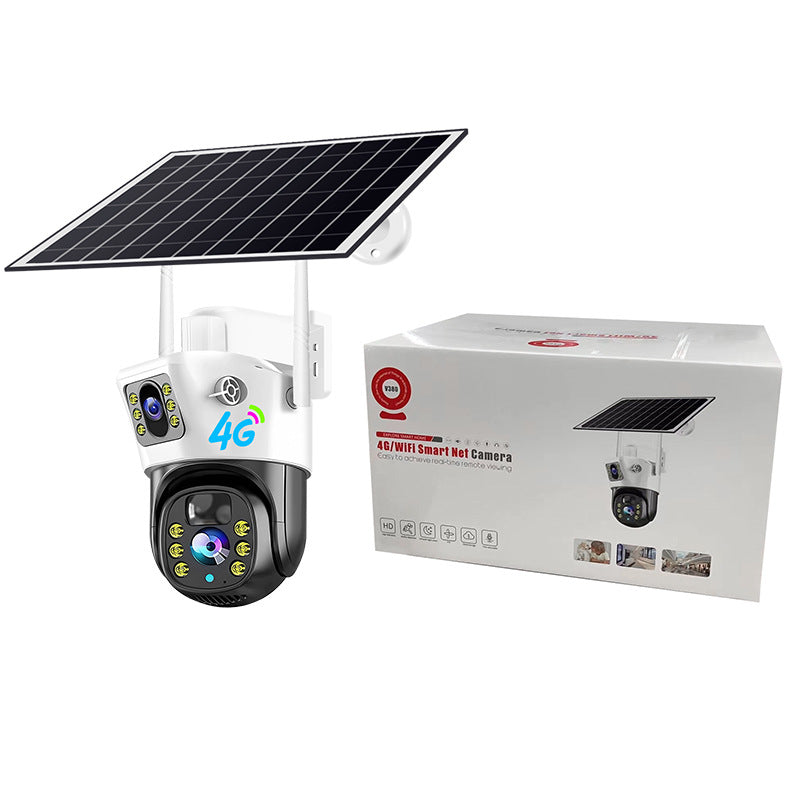4G Solar Security Camera 4MP Dual Lens - HCDSHOP 