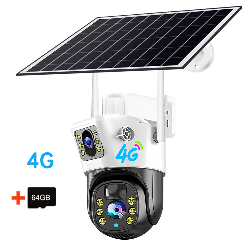4G Solar Security Camera 4MP Dual Lens - HCDSHOP 